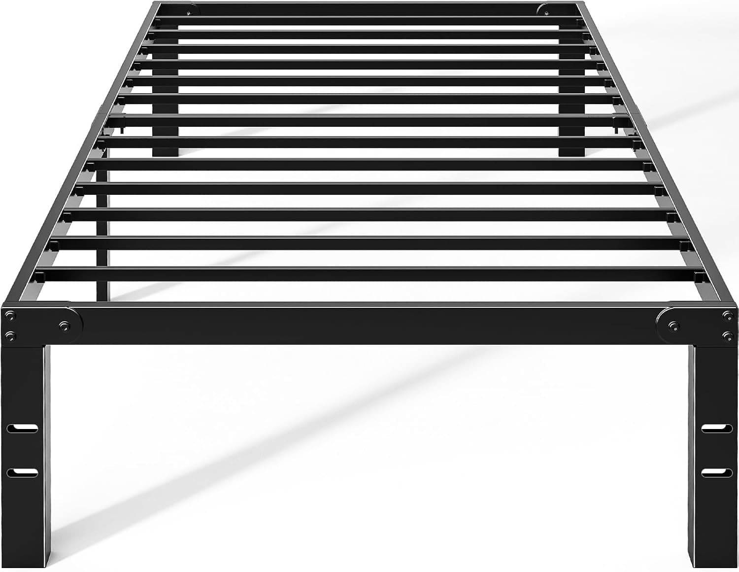 Listing image for OLIXIS Twin Metal Platform Bed Frame, 14 in High