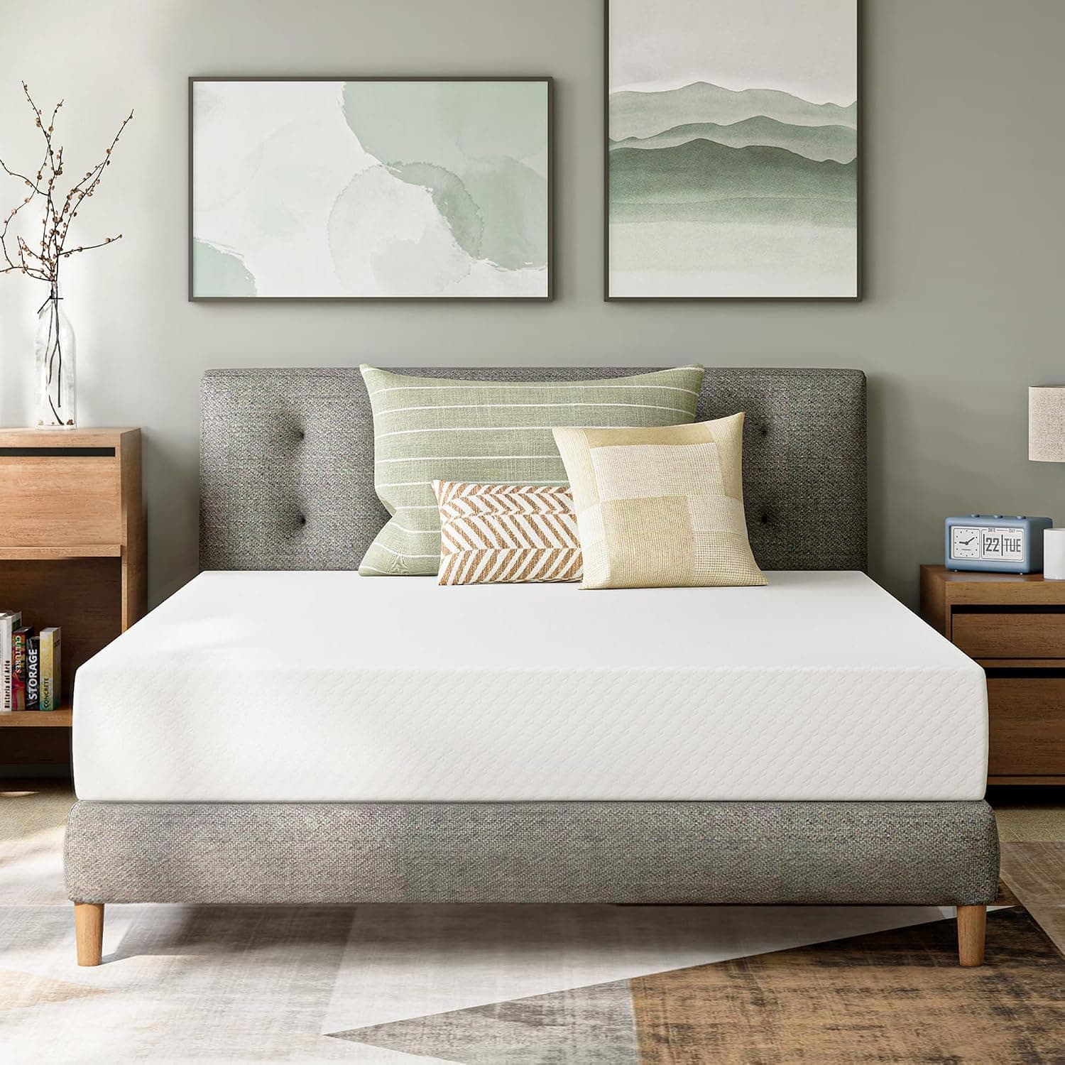 Listing image for GAESTE Full Size 8 Inch Cooling Gel Memory Foam Mattress, Medium Feel