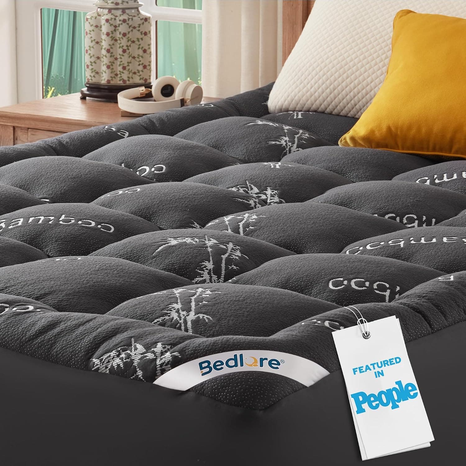 Listing image for BEDLORE Queen Mattress Topper, Thick Pillow Top
